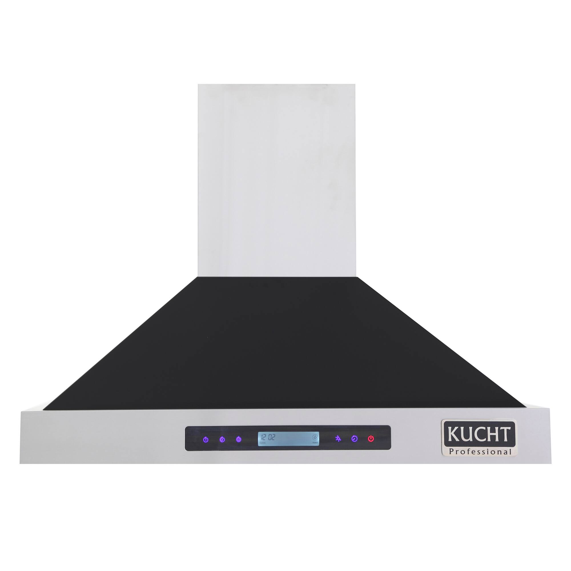 Kucht - 36 inches - Externally Vented - Wall Range Hood - Black