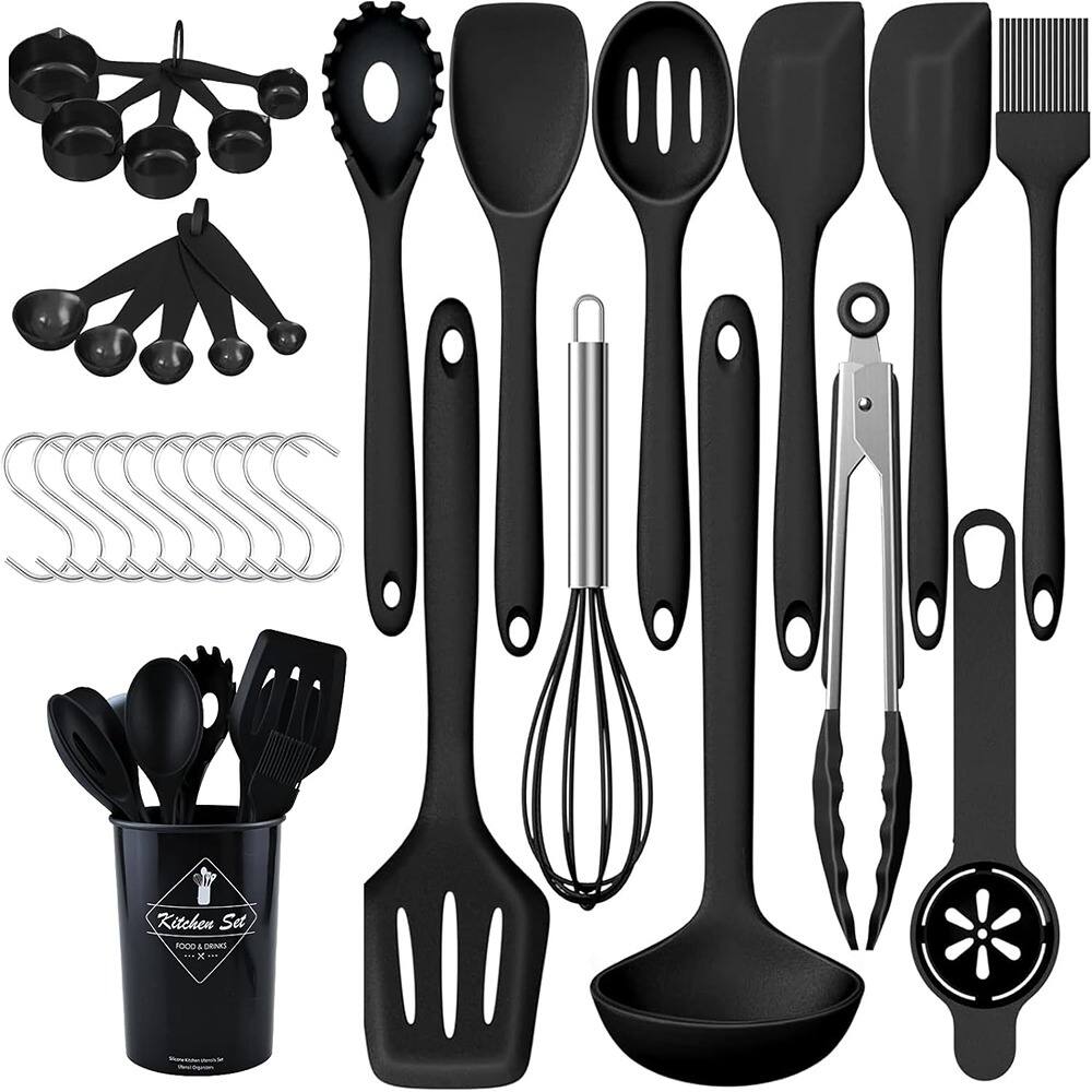RTMB Silicone Spatula Set for Kitchen Cooking, Nonstick Cooking Set ...