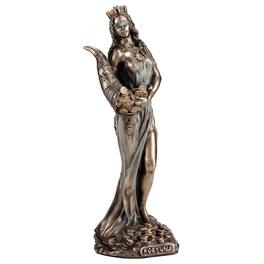 Refined Abode Design - 6 1 Fortuna The Greek Goddess Of Fortune And Luck Sculpture Cold Cast Bronze Finish
