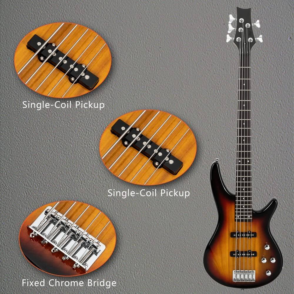 Single-Coil Pickup  
Single-Coil Pickup  
Fixed Chrome Bridge