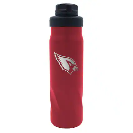 Front. WinCraft - Arizona Cardinals 20oz. Morgan Water Bottle - Multicolor.