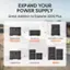 EXPAND YOUR POWER SUPPLY Great Addition to Explorer 2000 Plus

* E2000 PLUS 2042.8WH
* PACKPLUS 2042.8WH
* EXPLORER KIT 4000 4085.6WH
* 1 E2000 PLUS 5 PACKPLUS 12KWH