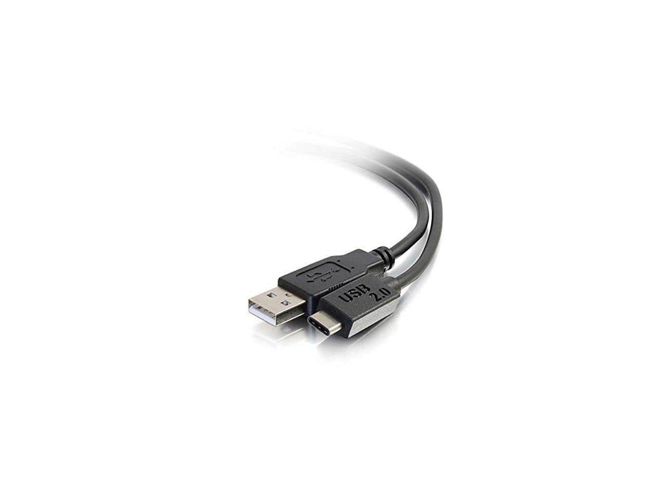 Cables to Go - C2G 28872 USB-C to USB-A Cable, Thunderbolt 3, 10 Ft (3.04 M) Black
