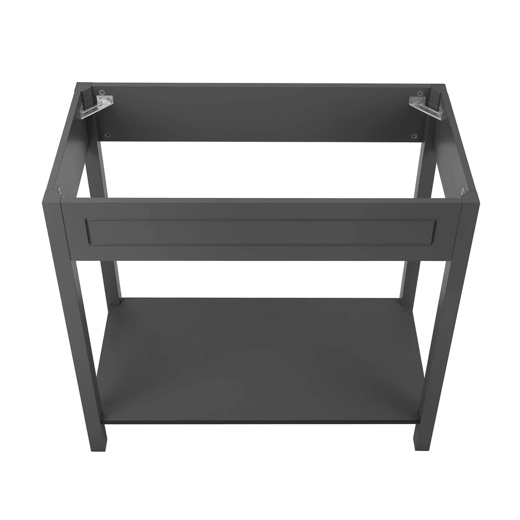 Alt View 5. Modway - Altura Bathroom Cabinet Basin Not Included by Modway - Gray.