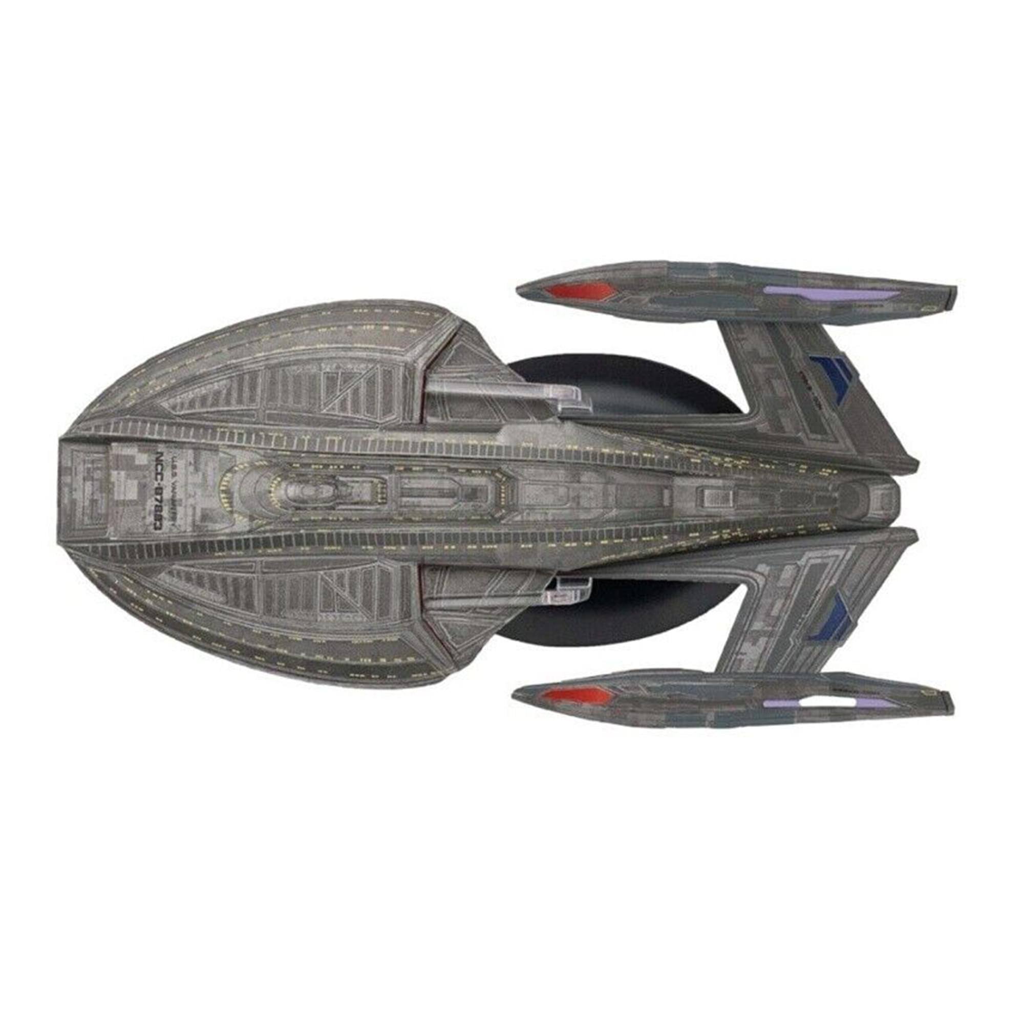 Alt View 5. Eaglemoss - Eaglemoss Star Trek StarShip Replica | USS Varian Fry - Grey.