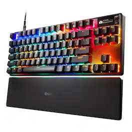 SteelSeries - Apex Pro TKL Gen 3 Wired Mechanical OmniPoint Adjustable HyperMagnetic Gaming Keyboard with Rapid Tap - Black