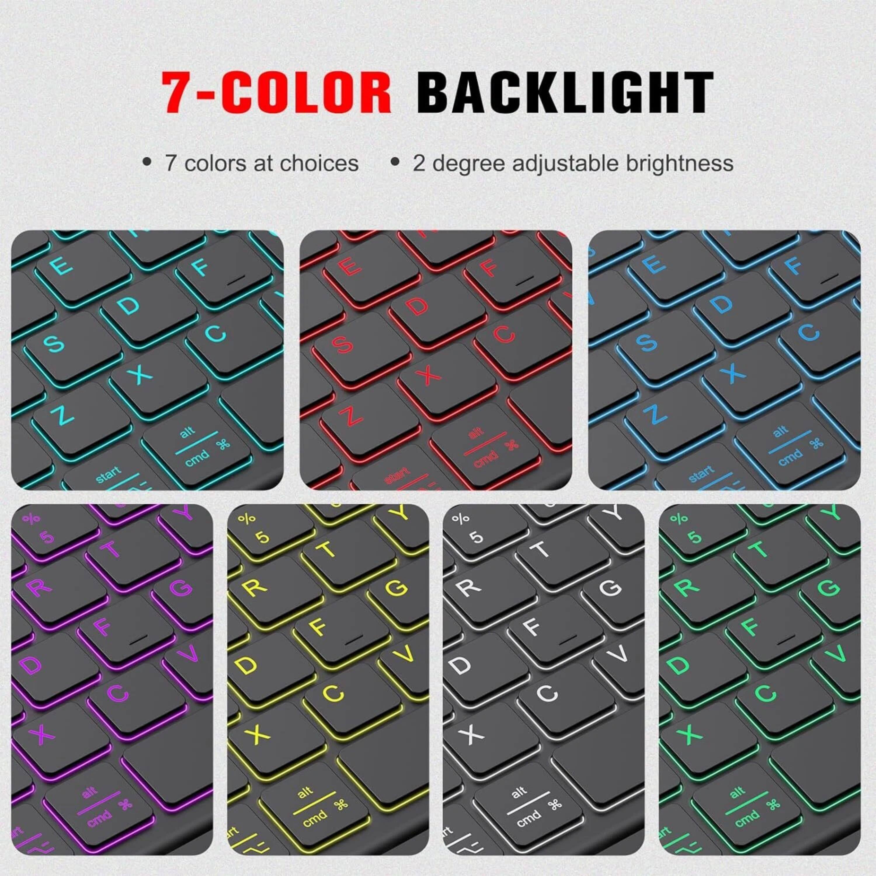 7-COLOR BACKLIGHT  
7 colors at choices  
2 degree adjustable brightness