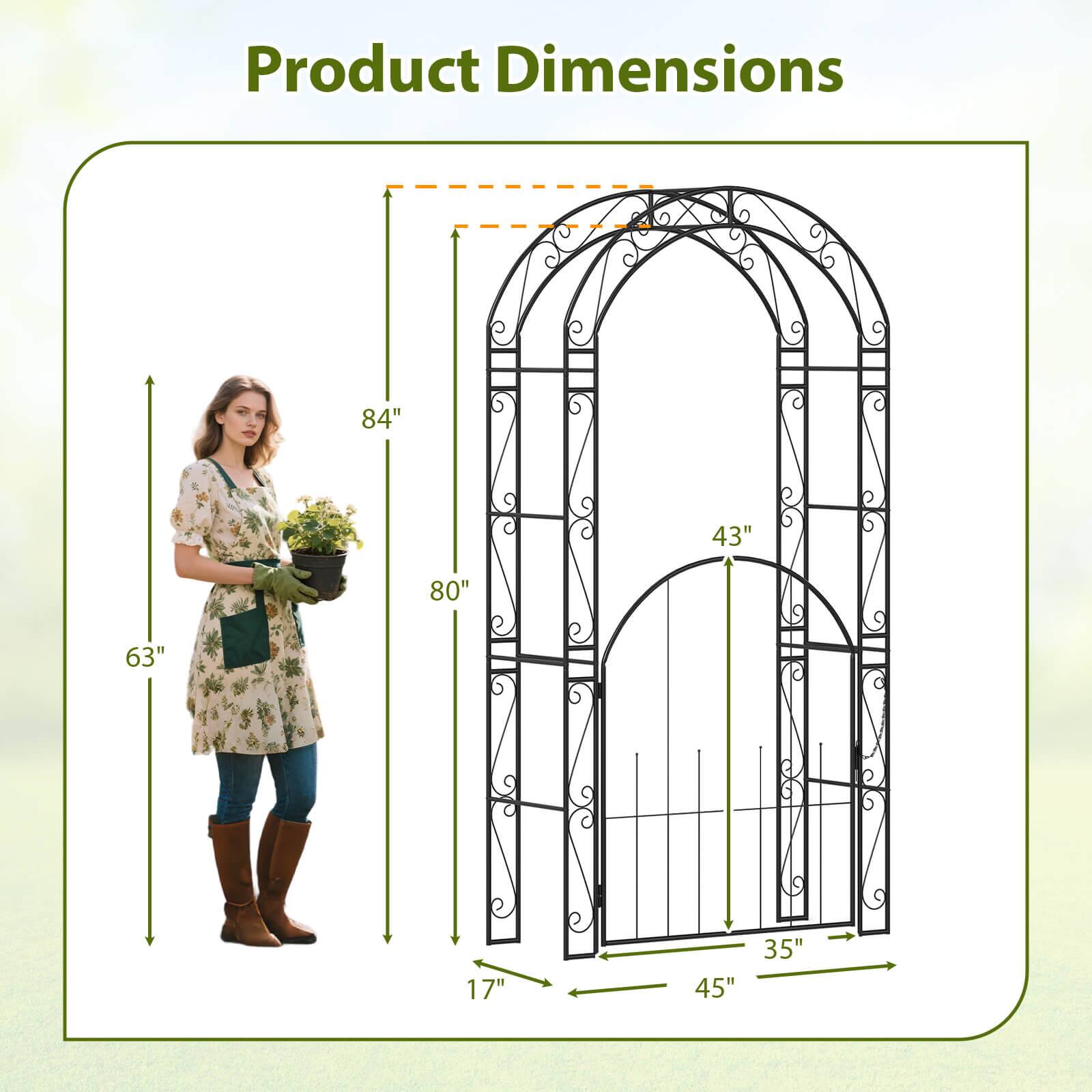 Product Dimensions: 84" x 43" x 80" x 63" x 17" x 45" x 35"