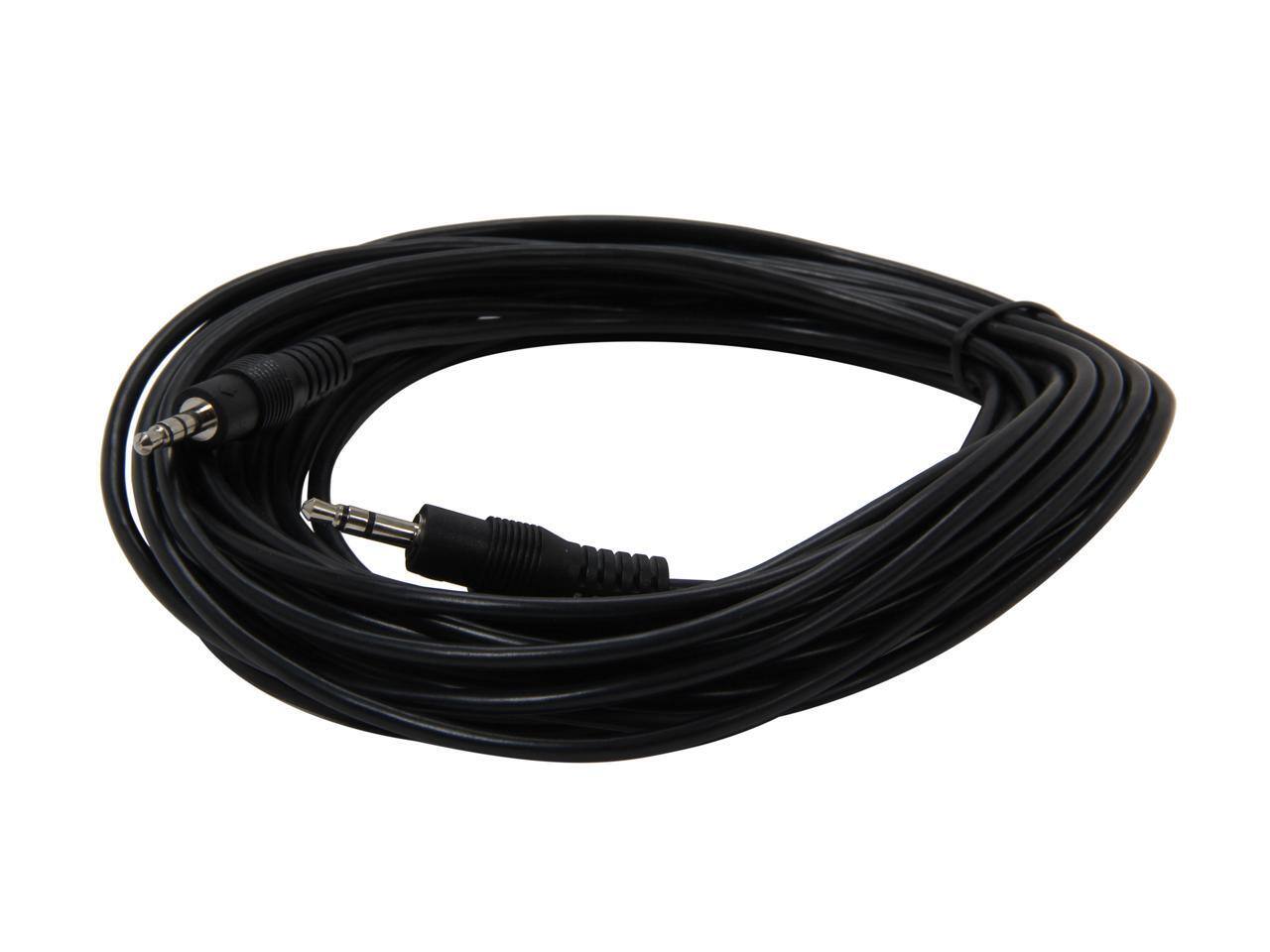 Alt View 1. Nippon Labs - Nippon Labs 25 ft. Premium 3.5mm Audio Stereo Speaker 25ft Cable M/M Model SPC-25MM 25 feet.