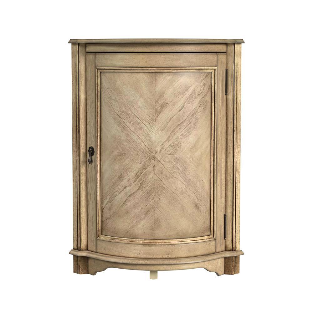 Alt View 1. Butler Specialty - Durham Corner Cabinet - Beige.