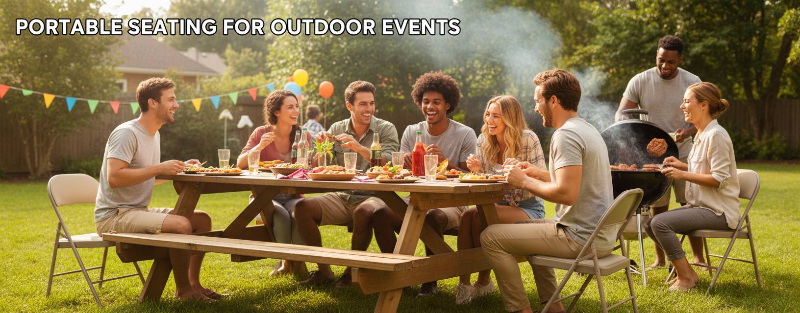 PORTABLE SEATING FOR OUTDOOR EVENTS