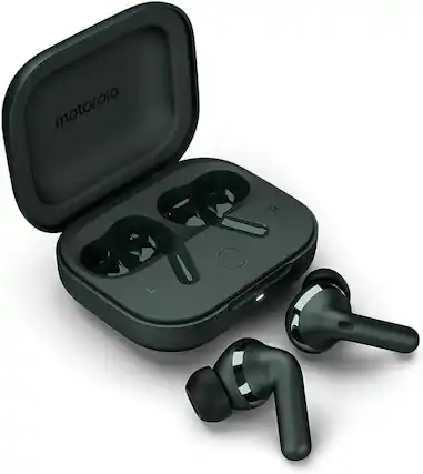 Front. Motorola - Motorolaorola XT2441-1 Motorolaorolao Buds+ FOREST GRAY.