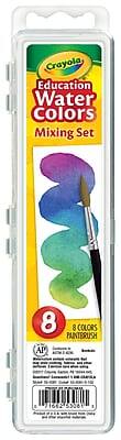 Crayola Education Water Colors Mixing Set  
8 Colors Painterush  
AP  
1662 53061