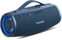 Tronsmart - Mirtune S100 Portable Bluetooth Outdoor Speaker, Powerful 50W Sound and Enhanced Bass, 20H Playtime, IPX7 Waterproof - Blue - Front_Zoom