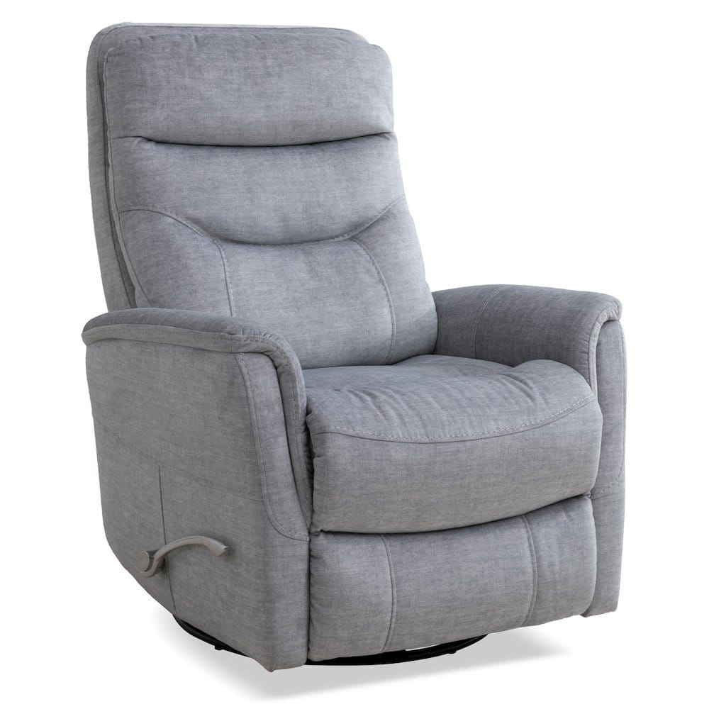 Starlight Canyon Home - Capri Silver Recliner Nursery Glider – Elegant Boucle Chairs for Comfort - Gray