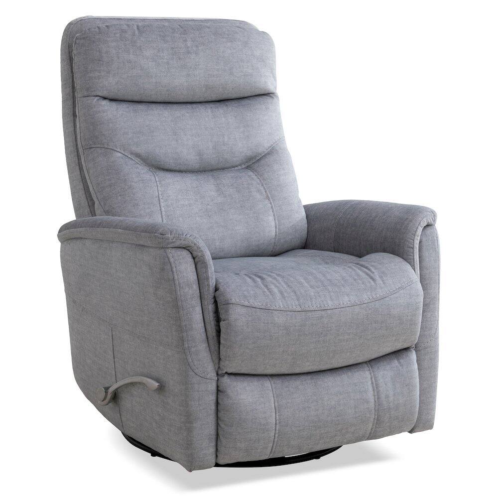 Front. Starlight Canyon Home - Capri Silver Recliner Nursery Glider – Elegant Boucle Chairs for Comfort - Grey.