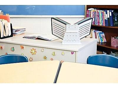 Alt View 6. Durable - VARIO Desk System 20 Document Holder, 8.5" x 11", Assorted Plastic (536100) - Assorted.