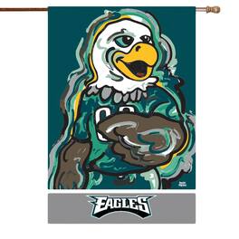 Evergreen Enterprises - Philadelphia Eagles 29'' x 43'' Double-Sided Justin Patten House Flag - Multicolor