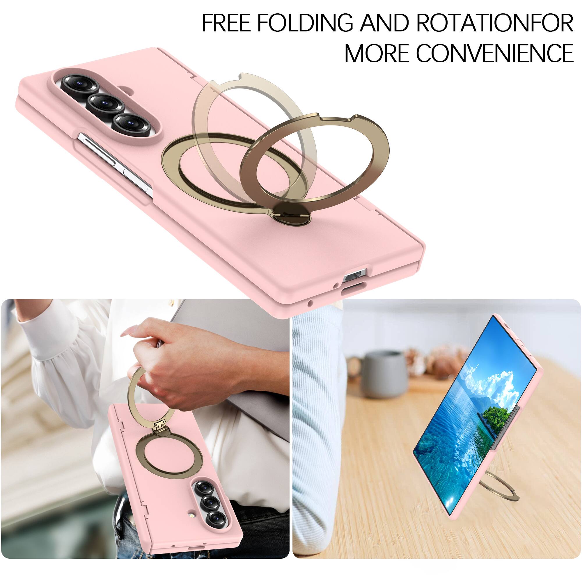 FREE FOLDING AND ROTATION FOR MORE CONVENIENCE