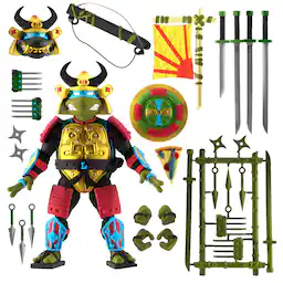 ULTIMATES! 7 in Plastic Teenage Mutant Ninja Turtles - Sewer Samurai Leonardo
