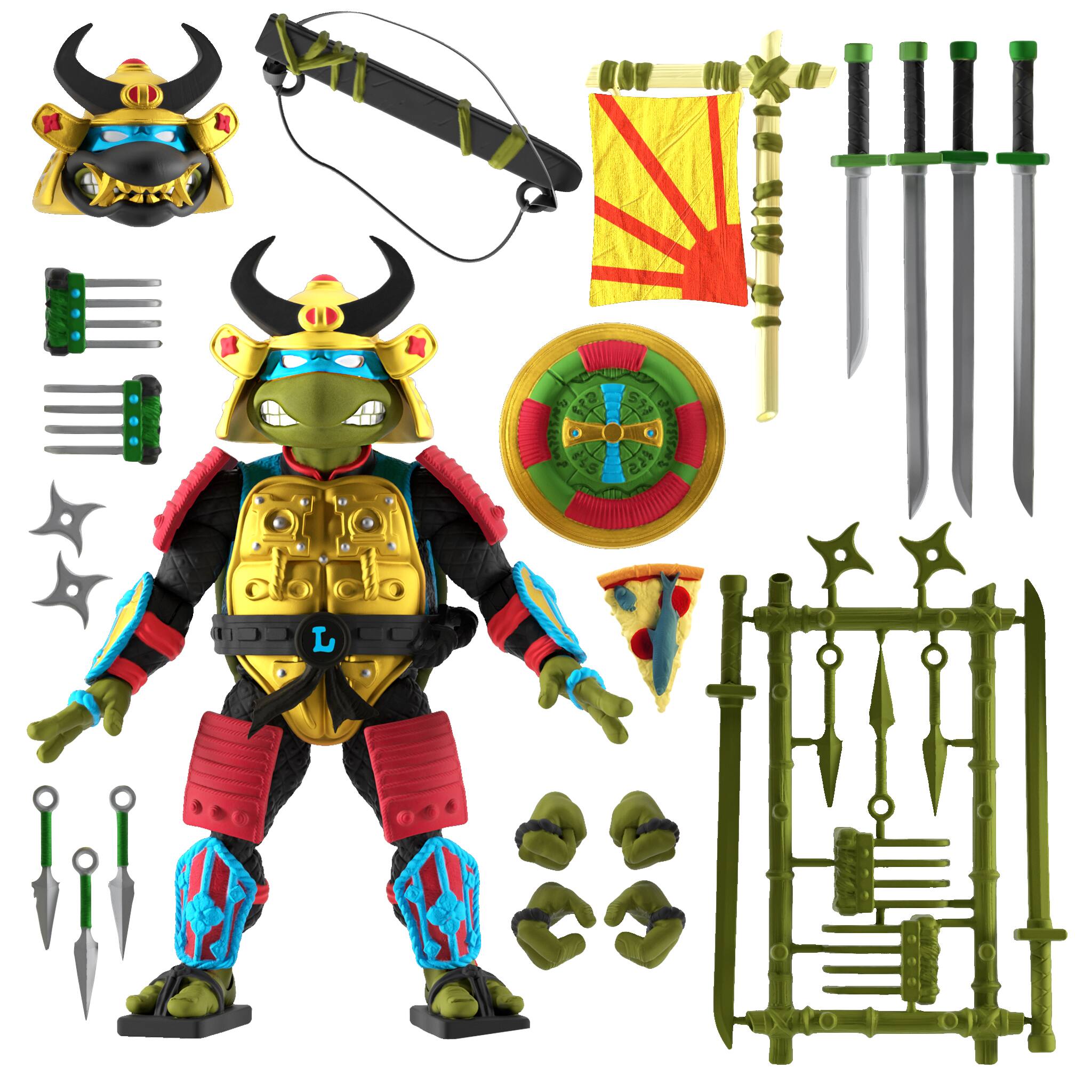 Super7 - ULTIMATES! 7 in Plastic Teenage Mutant Ninja Turtles - Sewer Samurai Leonardo
