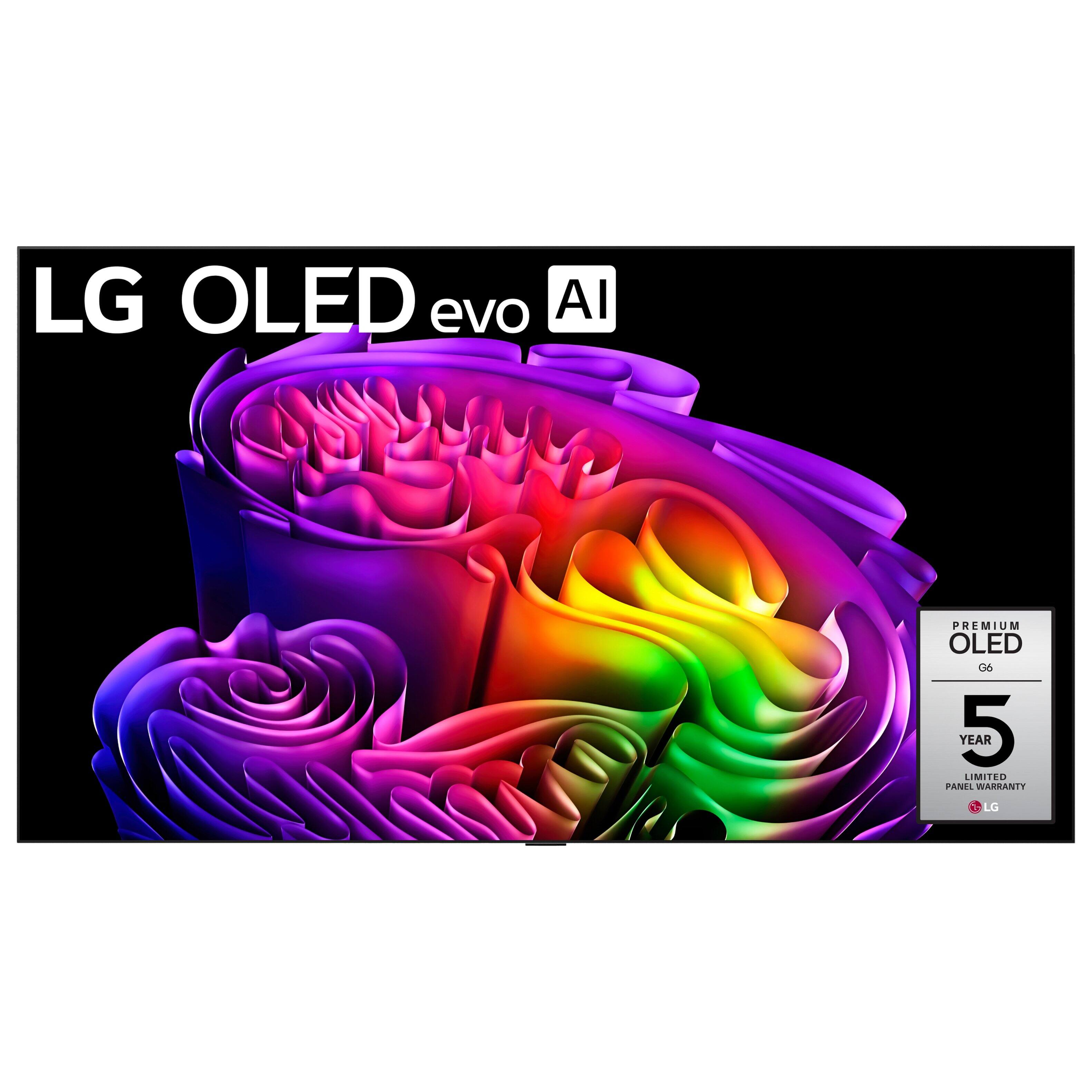 LG OLED evo AI  
PREMIUM OLED G6  
5 YEAR LIMITED PANEL WARRANTY
