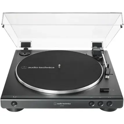 Audio - Technica - Audio Technica AT - LP60X - BK Turntable - Black