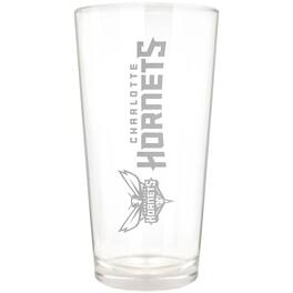 Great American Products - Charlotte Hornets Etched 16oz. Vertical Rally Cry Pint Glass - Multicolor