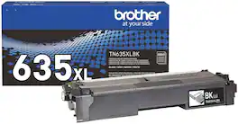 Brother - Genuine TN635XLBK High-Yield Toner Cartridge - Black