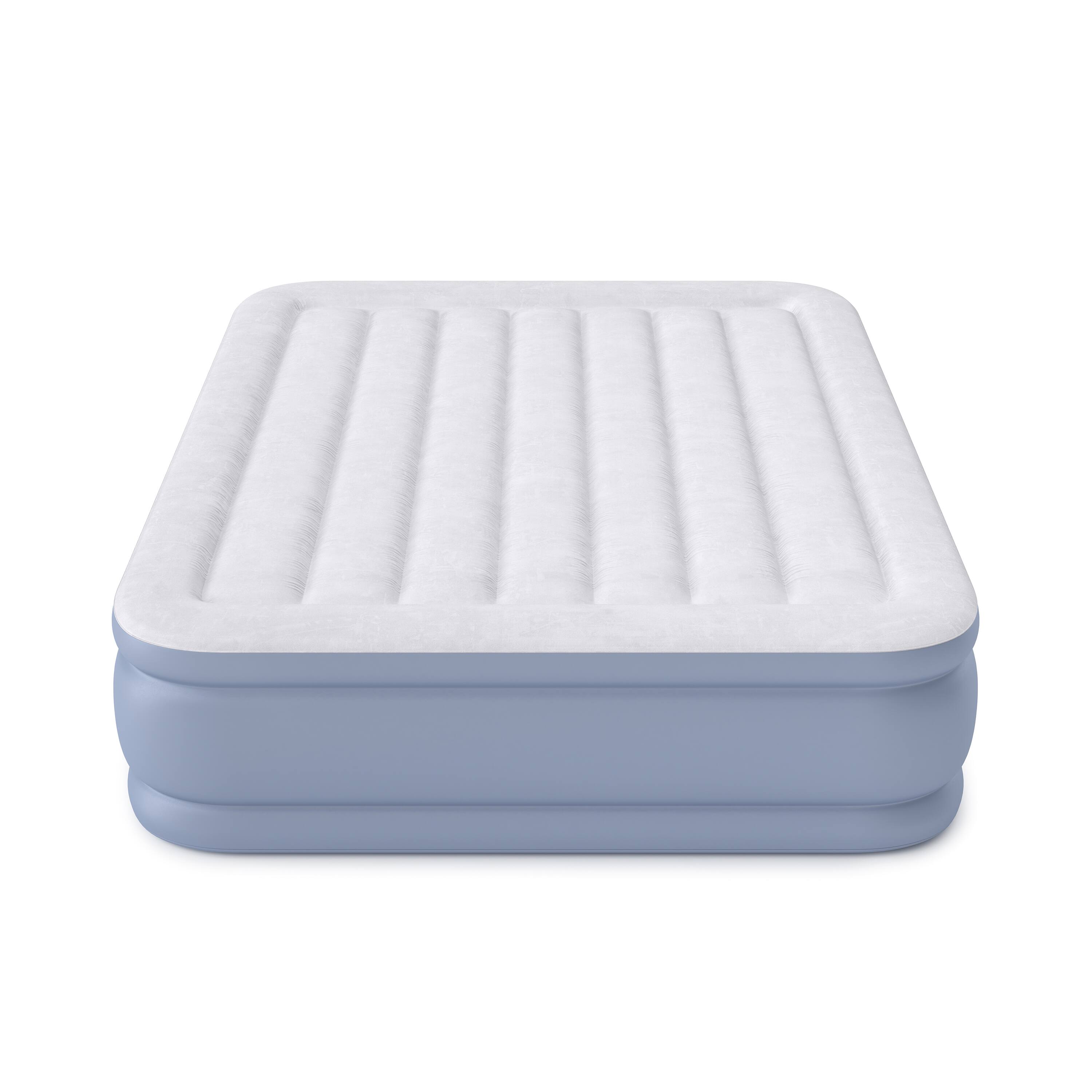 Alt View 1. Beautyrest - 16" Hi Loft  Air Mattress, Raised Inflatable Blow-Up Bed, Powerful Pump, Adjustable - Light Blue.