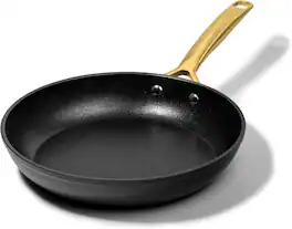 Granitestone - Armor Max Gold 12 in Nonstick Hard Anodized Frying Pan - Black