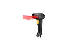 Front. Adesso - Adesso NuScan 2500TU Heavy Duty Long Range 1D/2D Scanner, USB, Spill Resistant, Antimicrobial, Drop Proof - Black.