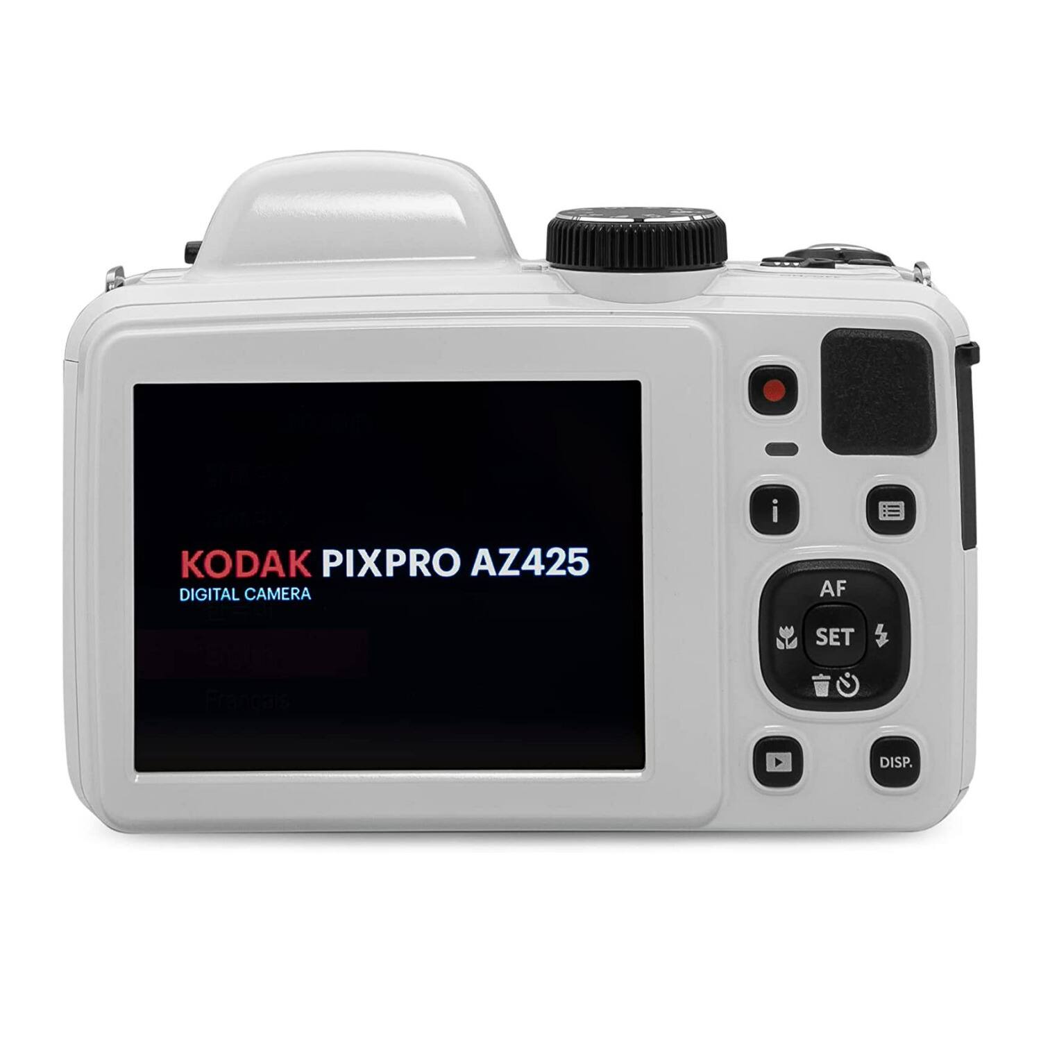 Kodak Pixpro AZ425 digital camera with AF set display.