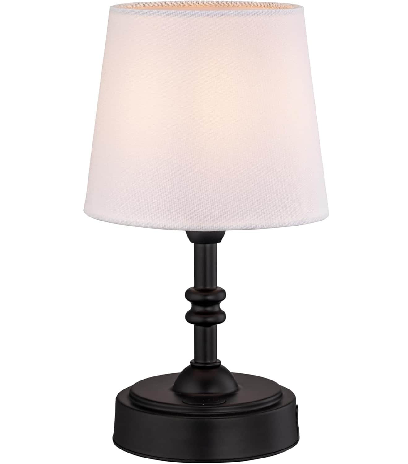 FINEAK - Mini Cordless Dimmable LED Table Lamp - Black
