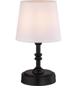 FINEAK - Mini Cordless Dimmable LED Table Lamp - Black