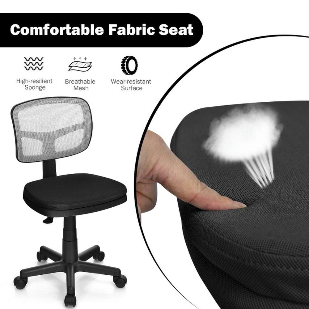 Comfortable Fabric Seat + High-resilient Breathable Wear-resistant Sponge Mesh Surface