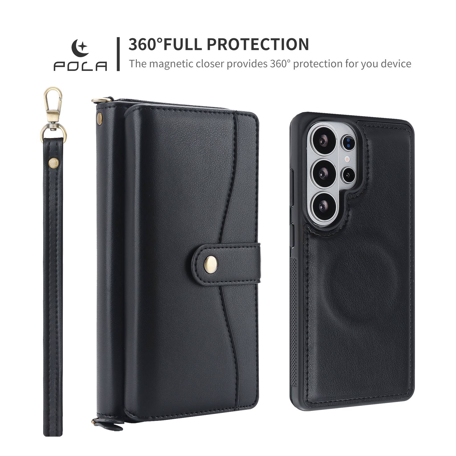 360° FULL PROTECTION  
The magnetic closer provides 360° protection for your device