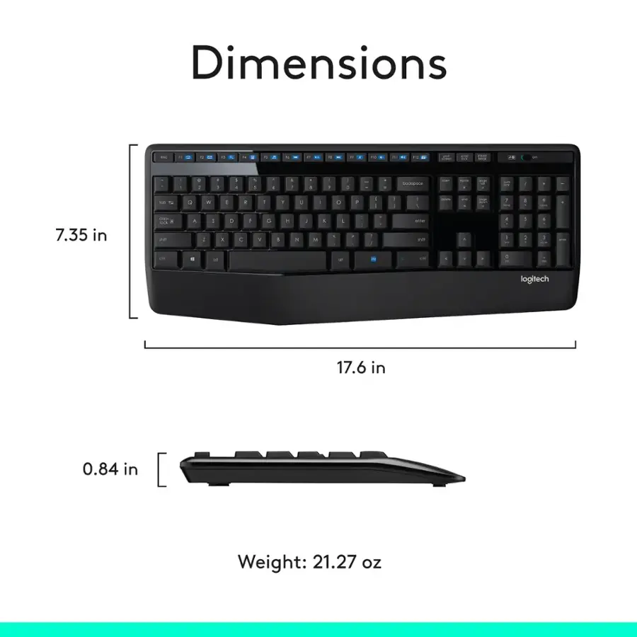Dimensions: 7.35 in x 17.6 in. Weight: 21.27 oz.