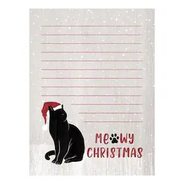 BreeBe - Meowy Christmas Notepad - Multicolor