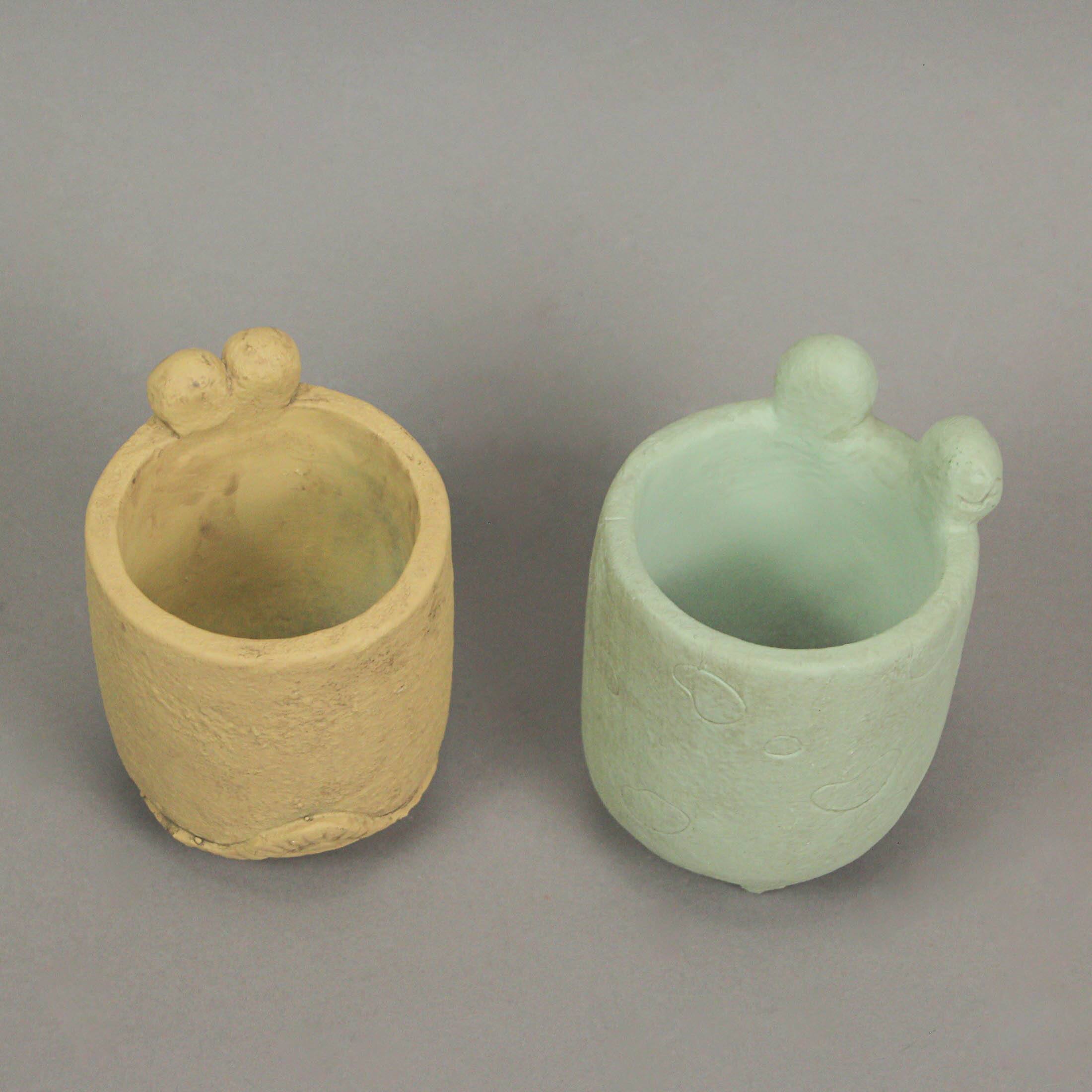 Alt View 2. Special T Imports - Set of 2 Snail & Frog Resin Planters Indoor Outdoor Cute Succulent Flower Pots - Multicolored.