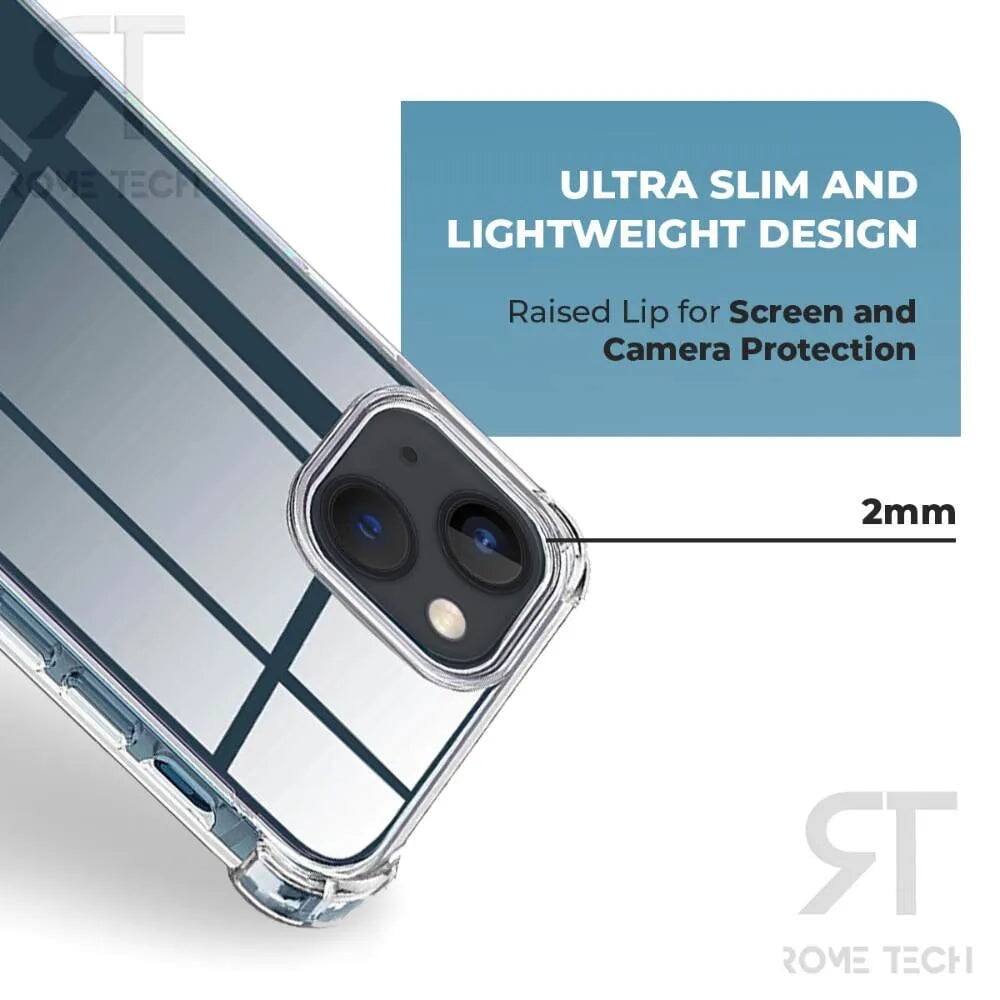 X 2OME ECH ULTRA SLIM AND LIGHTWEIGHT DESIGN Raised Lip for Screen and Camera Protection 2mm ROVE TECH