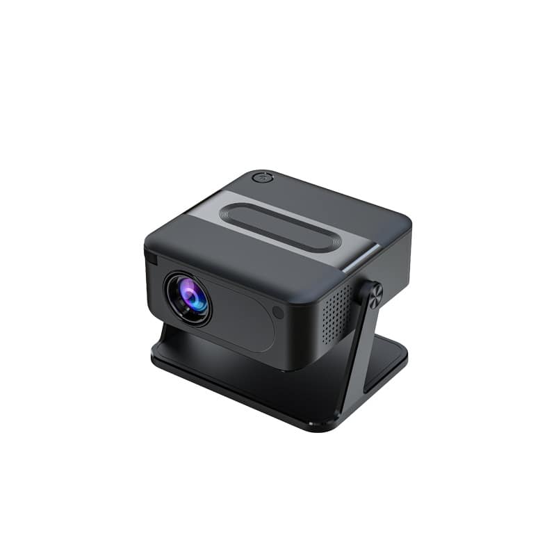 Cluzine - Native 720P Smart Multimedia Projector, Android 11, Wi-Fi 6, BT 5.0, 120" Screen Mirror