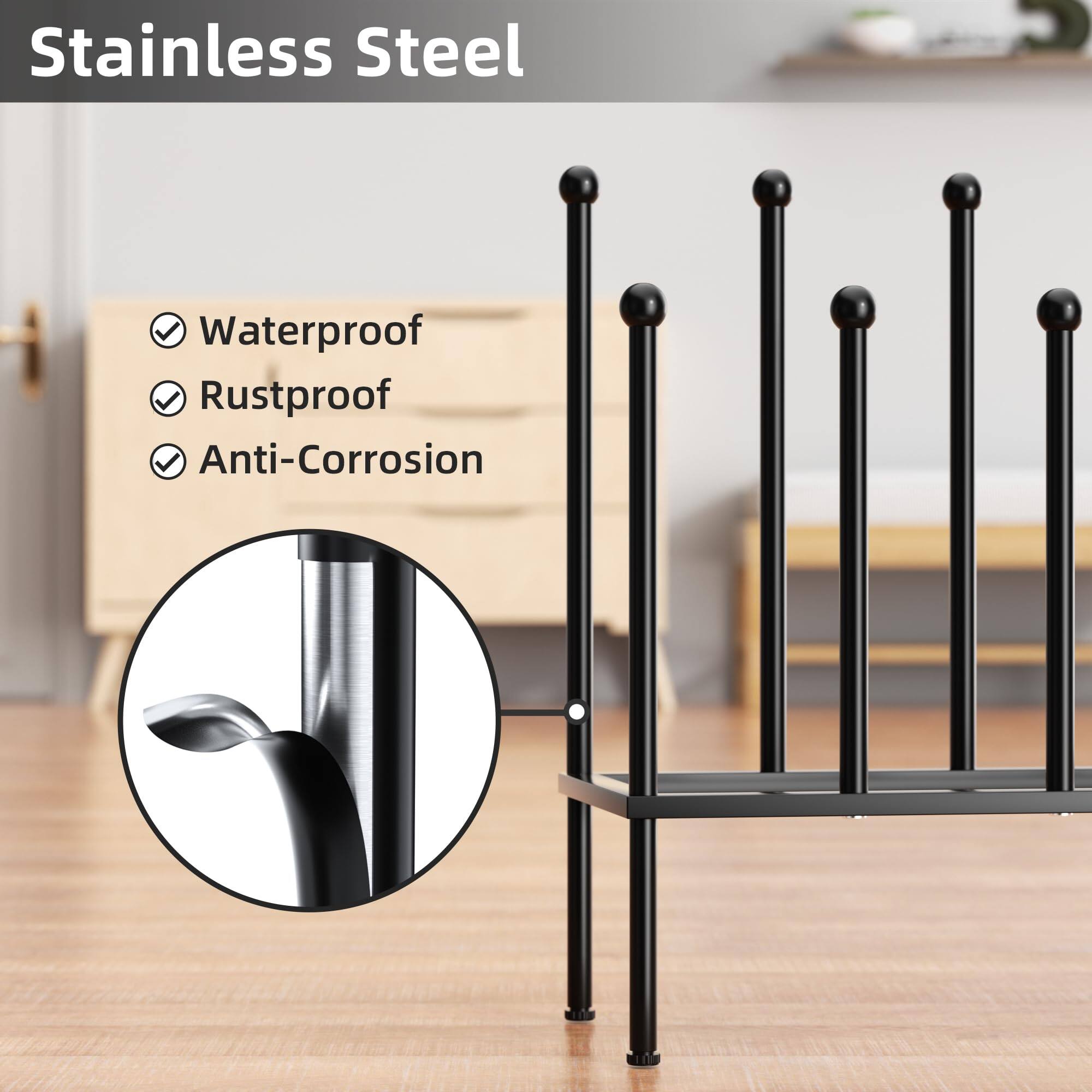 Stainless Steel

- Waterproof
- Rustproof
- Anti-Corrosion