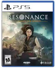 PS5. RESONANCE A PLAGUE TALE LEGACY MATURE 17+ M ESRB ASOBO STUDIO FOCUS ENTERTAINMENT