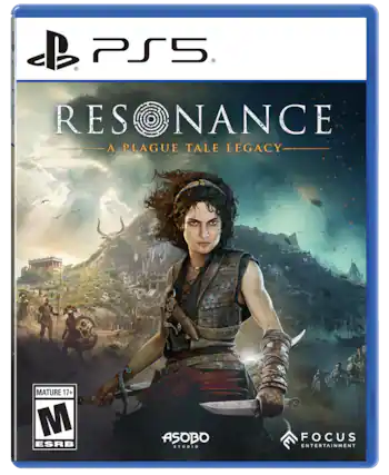 PS5. RESONANCE A PLAGUE TALE LEGACY MATURE 17+ M ESRB ASOBO STUDIO FOCUS ENTERTAINMENT - M (Mature 17+)