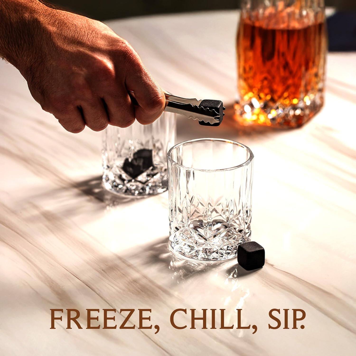 FREEZE, CHILL, SIP.