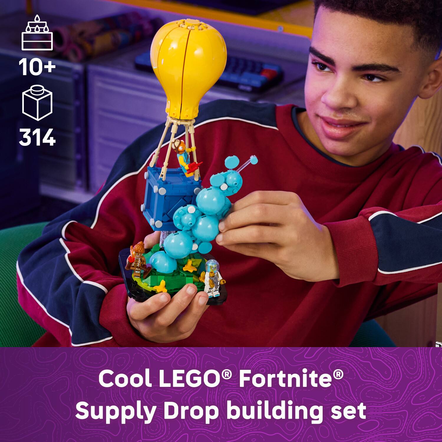 10+ 314 Cool LEGO Fortnite Supply Drop building set