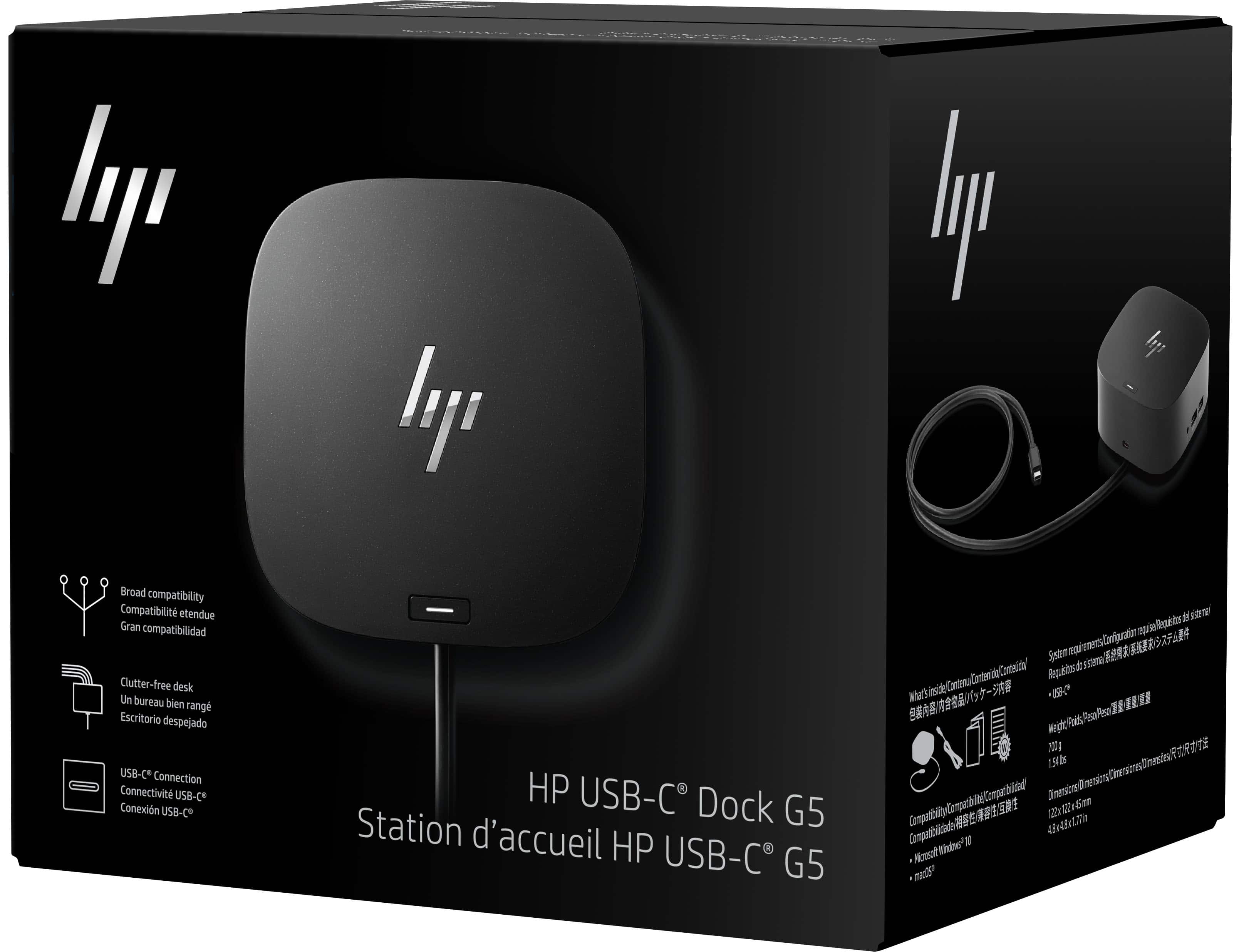 【新品】HP USB-C ドック G5 Amazon.com: HP USB-C Essential Dock G5 – Multiport Docking