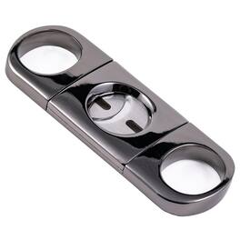 Prestige - Gun Gray Heavy Body Cigar Cutter - Gun Metal Gray Polish Finish
