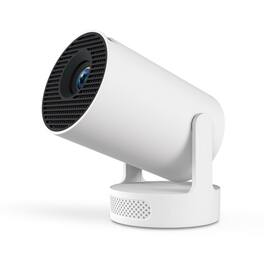 Cluzine - Smart Portable Multimedia Projector, Android 11, 180° Rotation, Wi-Fi 6, BT 5.4, 25dB Silent Home Theater